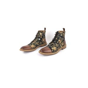 Taft Jack Boot in Eden Leather Floral Jacquard Oxford Mens 45 US Size 12 Spain
